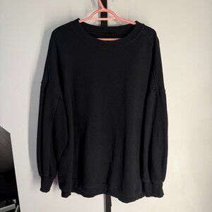 EUC - Aerie Sweatshirt - Size M Black - Oversized